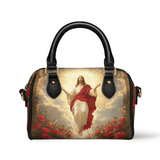 Catholight  Glorious Ascension Christ Rising in Majesty Leather Mini Satchel