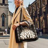 Catholight  The Divine Monogram Leather Bag