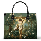 The Cross of Redemption Leather Bag