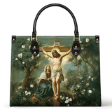 Catholight  The Cross of Redemption Leather Bag