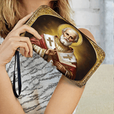 Saint Nicholas: The Patron of Generosity - Leather Wallet Purse