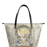 Catholight Sanctuary of the Holy Spirit Leather Tote Bags