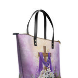 Catholight Faithful Bloom Leather Tote Bags