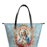 Catholight Our Lady of Grace Leather Tote Bag