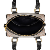 Catholight  Rose Halo Devotion Leather Mini Satchel