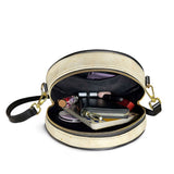 Catholight Divine Mother’s Embrace Leather Circle Crossbody Bag