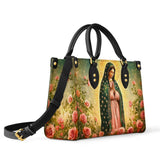 Catholight  Roses of Guadalupe Leather Bag