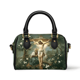 Catholight  The Cross of Redemption Leather Mini Satchel