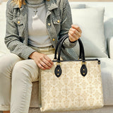 The Ave Maria Pattern Leather Bag