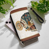 Saint Peter Reverence Leather Wallet Purse