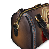 Catholight  A Testament of Grace and Compassion Leather Mini Satchel