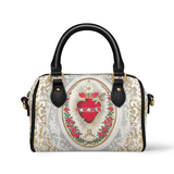 Catholight Immaculate Heart of Mary Elegance Leather Mini Satchel