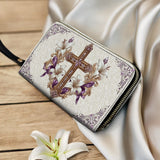 Faith & Florals Leather Wallet Purse