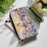 Floral Resurrection Leather Wallet Purse