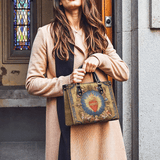 Sacred Heart of Divine Love Leather Bag