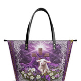 Catholight Eternal Hope Leather Tote Bag