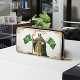 Saint Patrick's Devotion Leather Wallet Purse