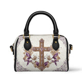 Catholight  Faith & Florals Leather Mini Satchel