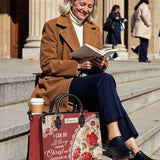 Catholight  Blooming With Faith Leather Bag