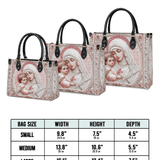 Catholight Sérénité Sacrée : Le Sac en Cuir de l'Étreinte Tendre de la Madone
