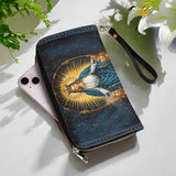 Celestial Devotion Leather Wallet Purse