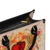 Sacred Heart of Grace Leather Bag