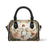 Catholight  In God We Trust Leather Mini Satchel