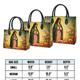 Catholight  Roses of Guadalupe Leather Bag