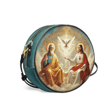 Catholight Trinity Divine The Holy Grace Leather Circle Crossbody Bag