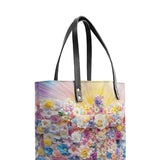 Catholight Floral Resurrection Leather Tote Bags