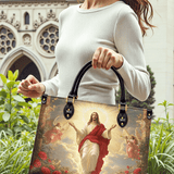 Glorious Ascension Christ Rising in Majesty Leather Bag