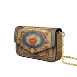 Catholight Sacred Heart of Divine Love Envelope Chain Crossbody Bag