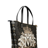 Catholight The Divine Monogram Leather Tote Bags