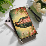 Catholight  Roses of Guadalupe Leather Wallet Purse