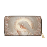 Catholight  Rose Halo Devotion - Leather Wallet Purse