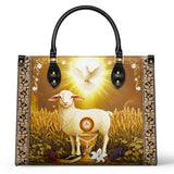 The Lamb Of Redemption Leather Bag