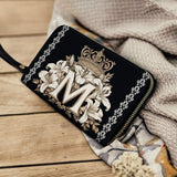 The Divine Monogram Leather Wallet Purse