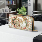 Virgin Mary's Grace Leather Wallet Purse