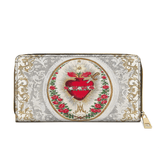 Immaculate Heart of Mary Elegance - Leather Wallet Purse