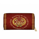 Radiance of Faith Leather Wallet Purse