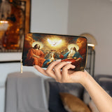 Coronation Of Mary Leather Wallet Purse