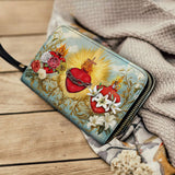 Trinity of Love Leather Wallet Purse