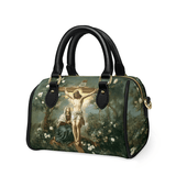 Catholight  The Cross of Redemption Leather Mini Satchel