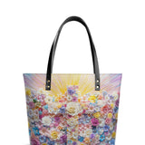 Catholight Floral Resurrection Leather Tote Bags