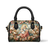 Catholight  Halo Of Roses Leather Mini Satchel