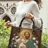 Guardian of Faith and Purity Leather Bag