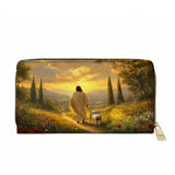 Divine Light and Love Leather Wallet Purse