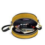 Catholight Divine Light and Love Leather Circle Crossbody Bag