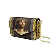 Catholight Crown of Thorns and Sunflower Grace Envelope Chain Crossbody Bag