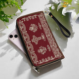 Liturgical Elegance Leather Wallet Purse